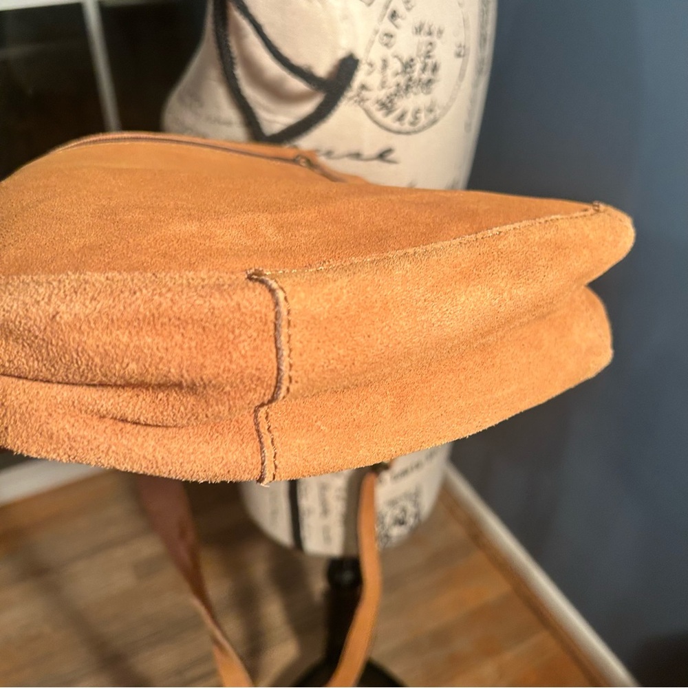RUSTIC TOWN Suede Leather Shoulder Bag Crossbody Saddle Women Purse - Picture 5 of 13